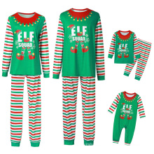 Autumn/winter new wish Suit Christmas alphabet print home wear pajama parent-child outfit